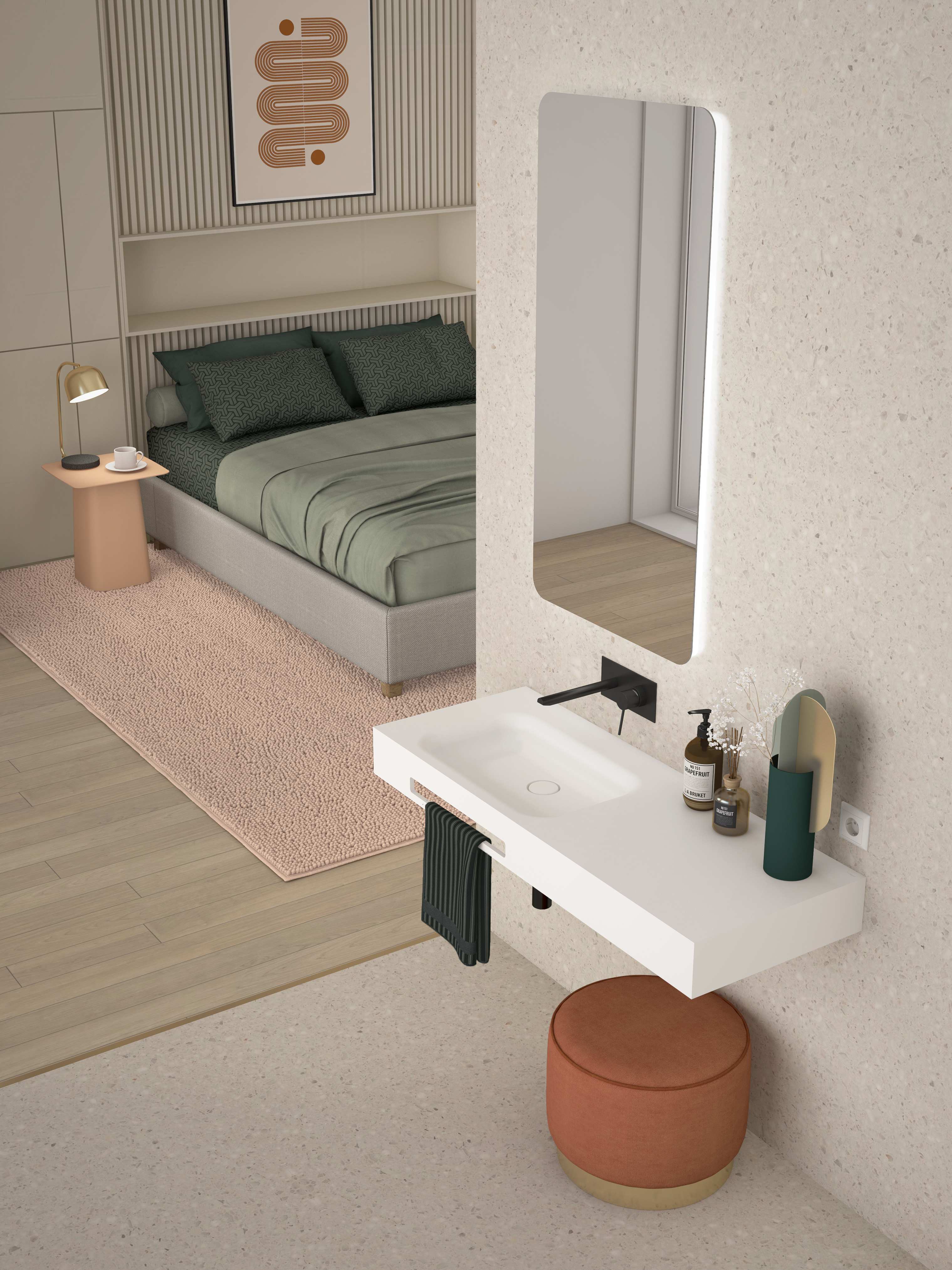 Lavatórios murais VELVET S202040117...00 Sanitana