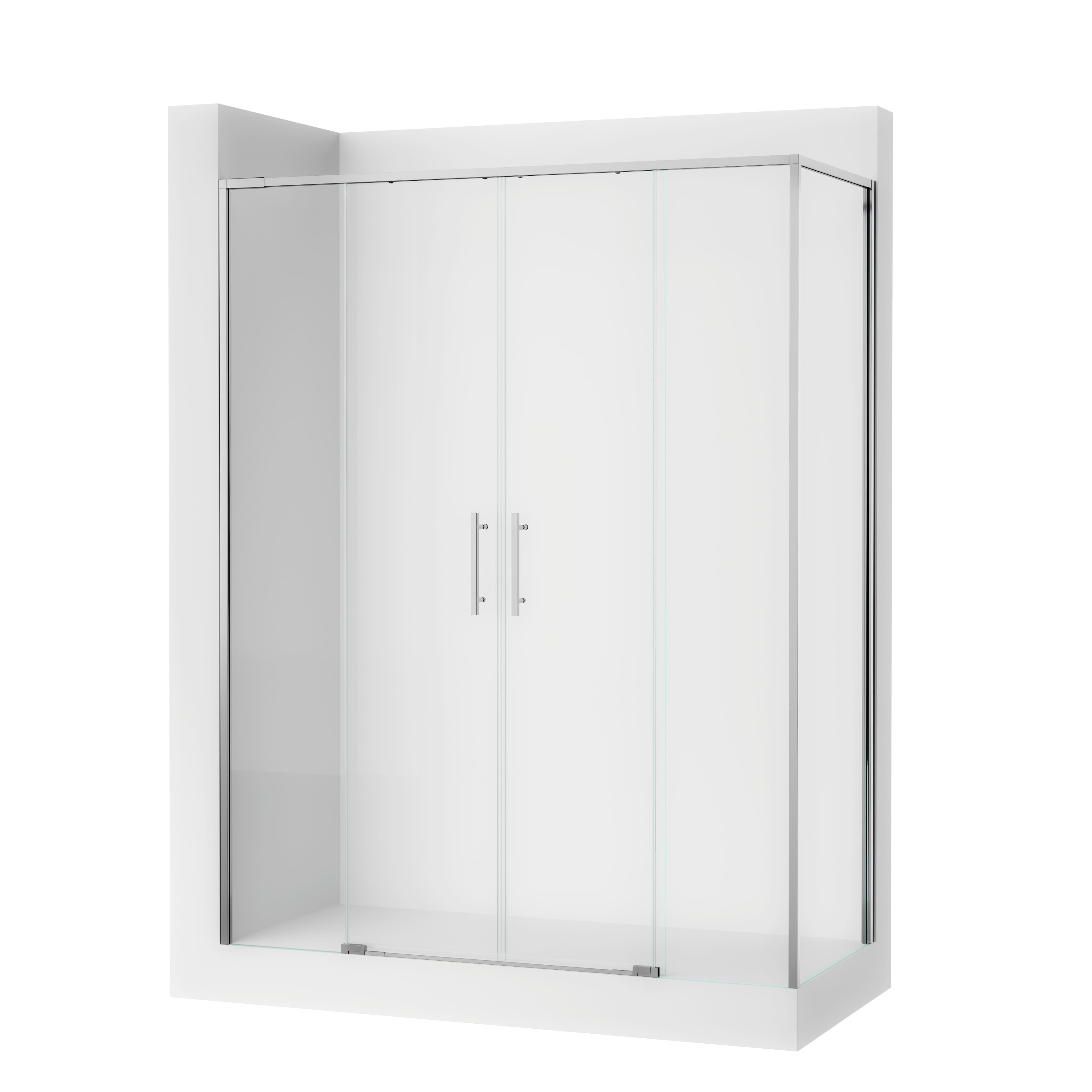 Divisórias para duche Alumínio polido FLOW+ S60238900012M00 Sanitana