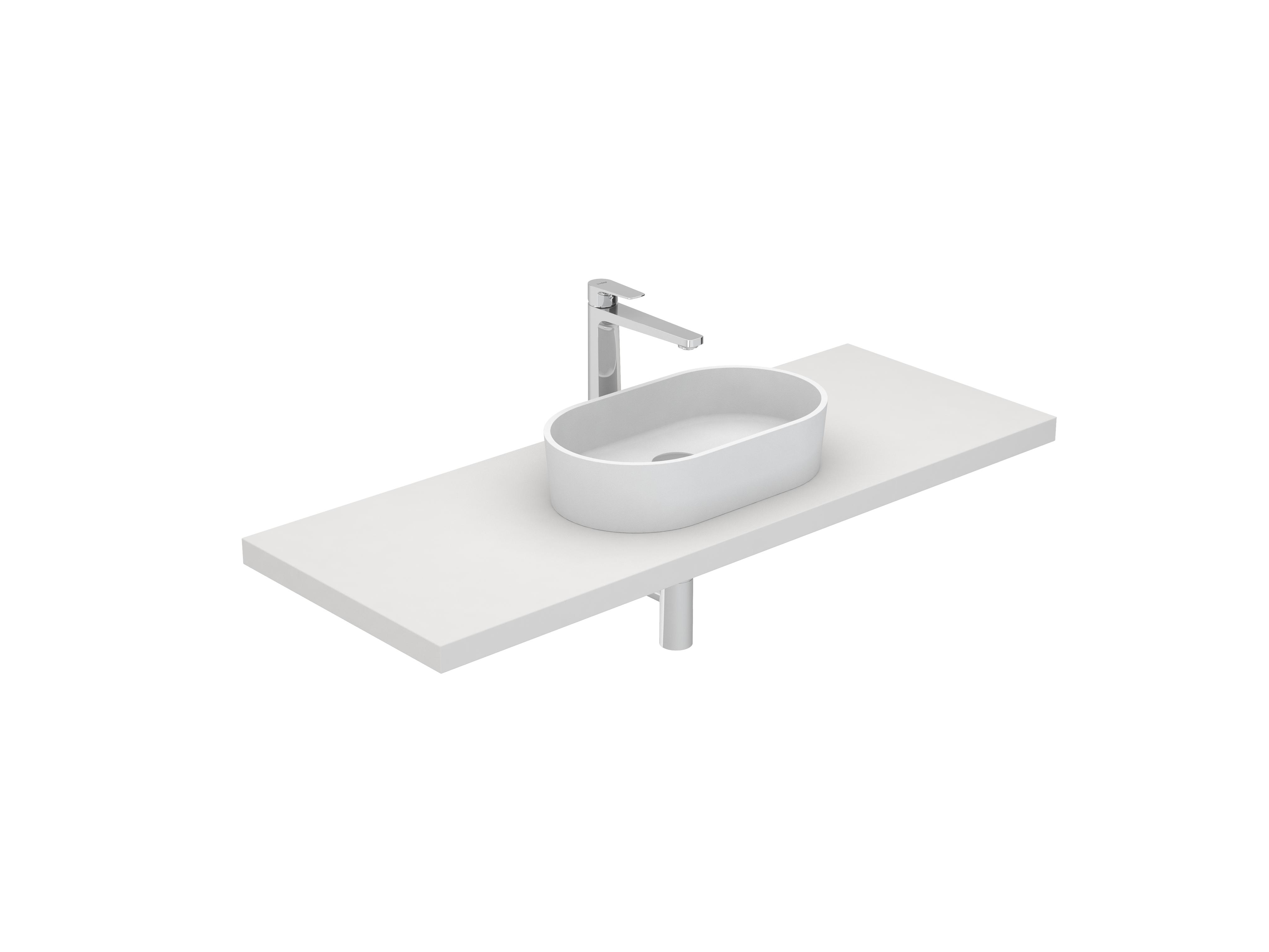 Lavatórios de bancada Branco HELM S20208400000000 Sanitana