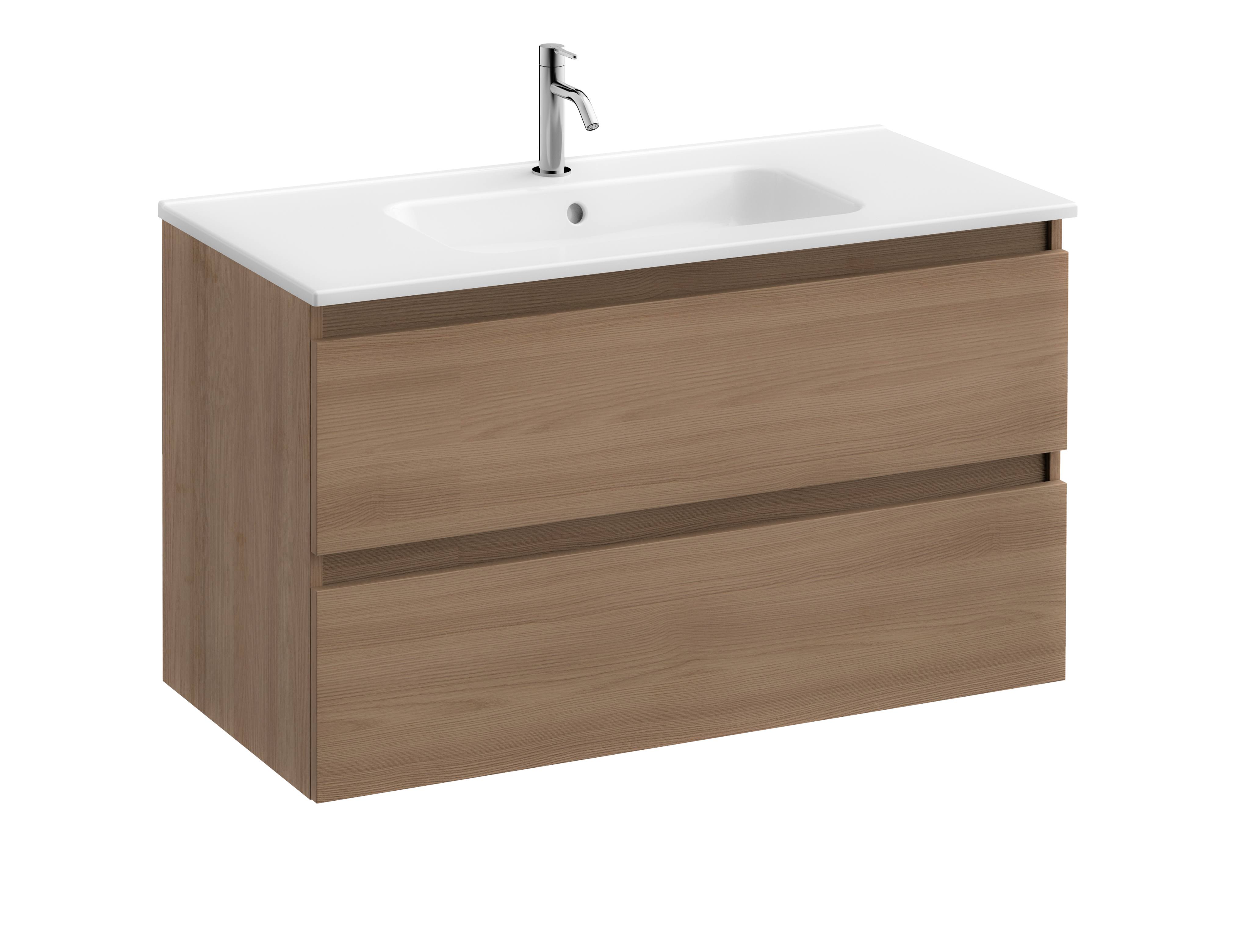 Móveis com lavatório Nogueira texturado MAPLE S70220800003500 Sanitana