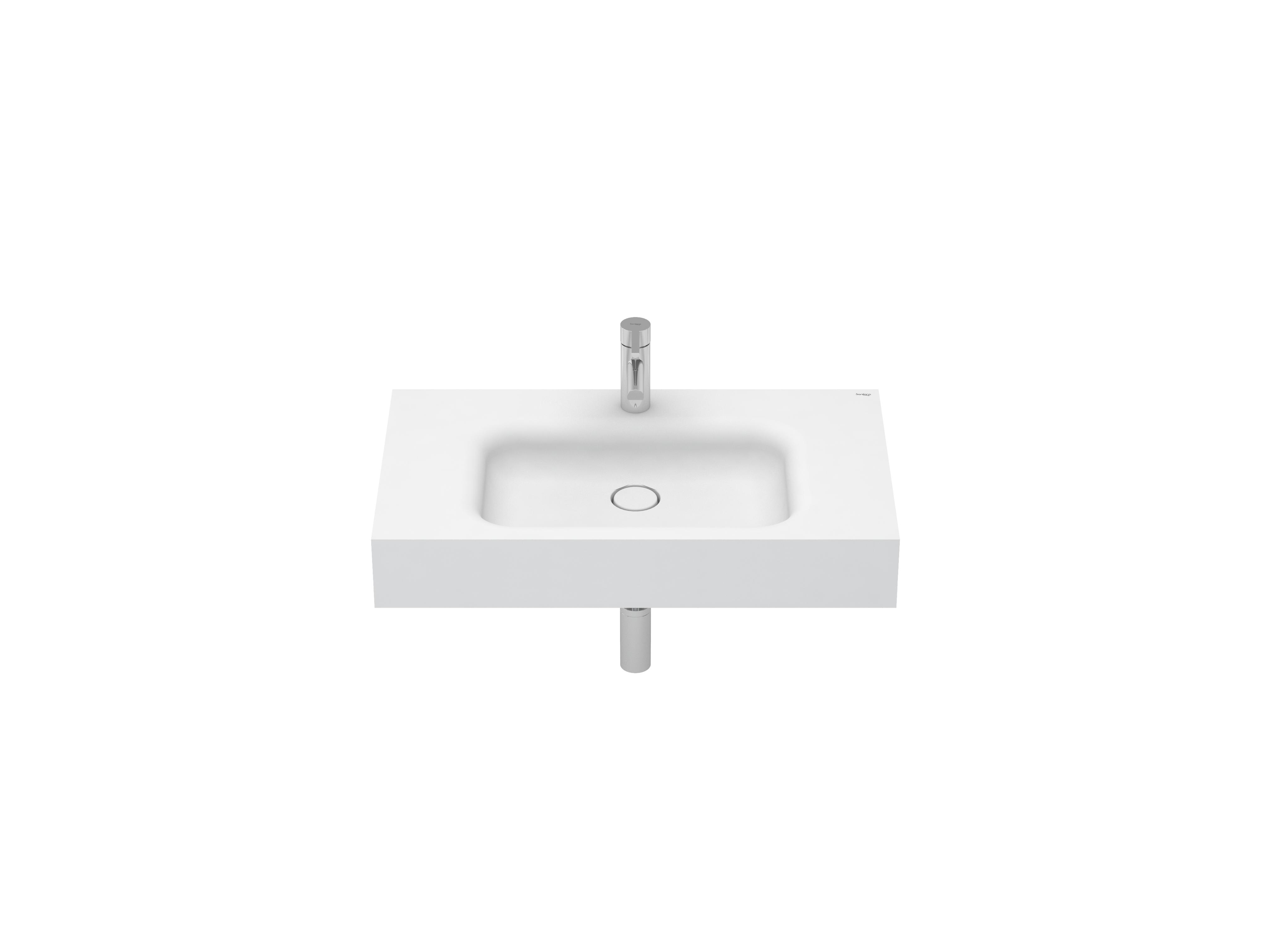 Lavatórios murais Branco VELVET S20204911700000 Sanitana