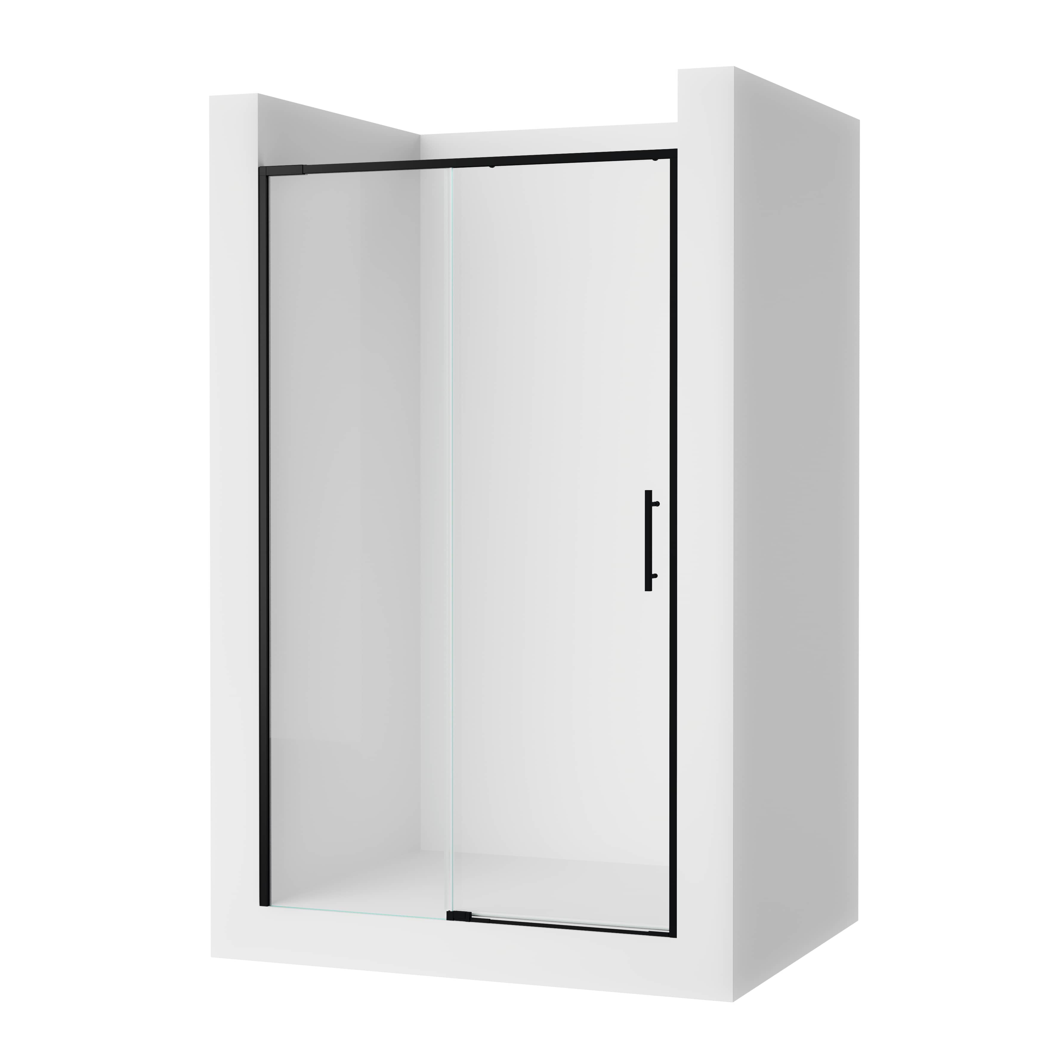 Divisórias para duche Preto mate FLOW+ S60233500016M01 Sanitana