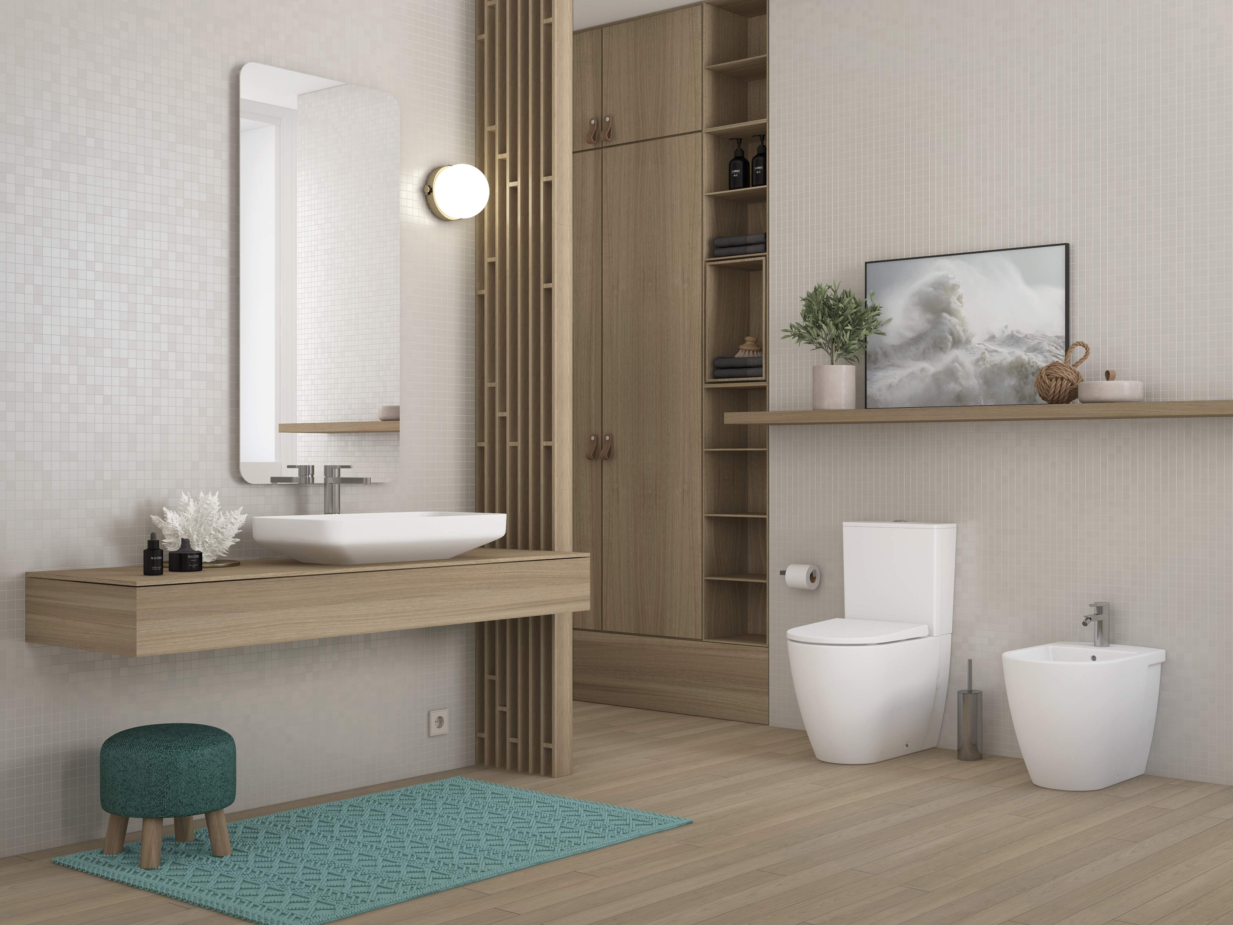 Espelhos com iluminação e anti embaciamento MAYARA S70054012699900 Sanitana