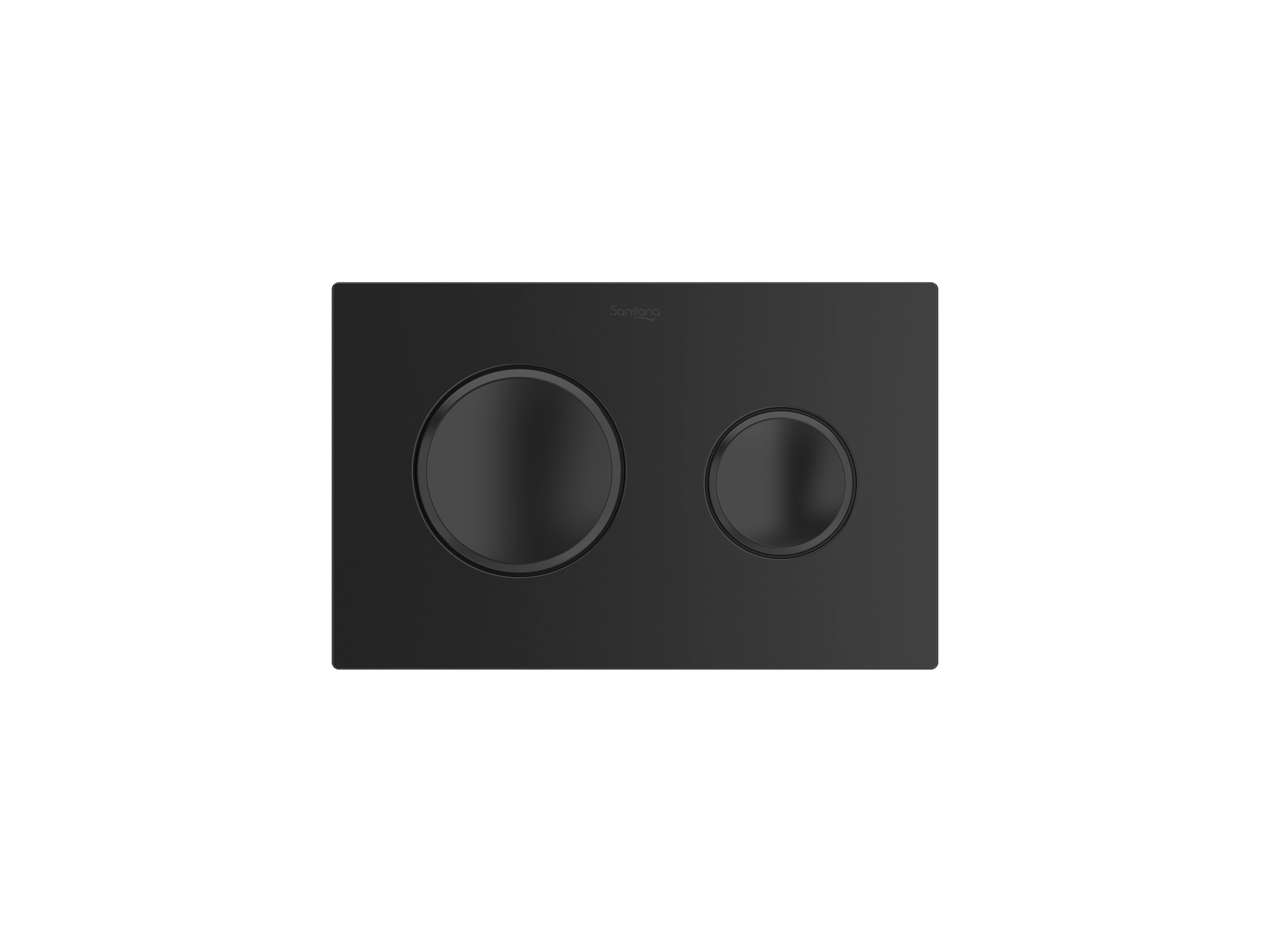 Placas de acionamento Preto mate INSIDE SI0201800071600 Sanitana