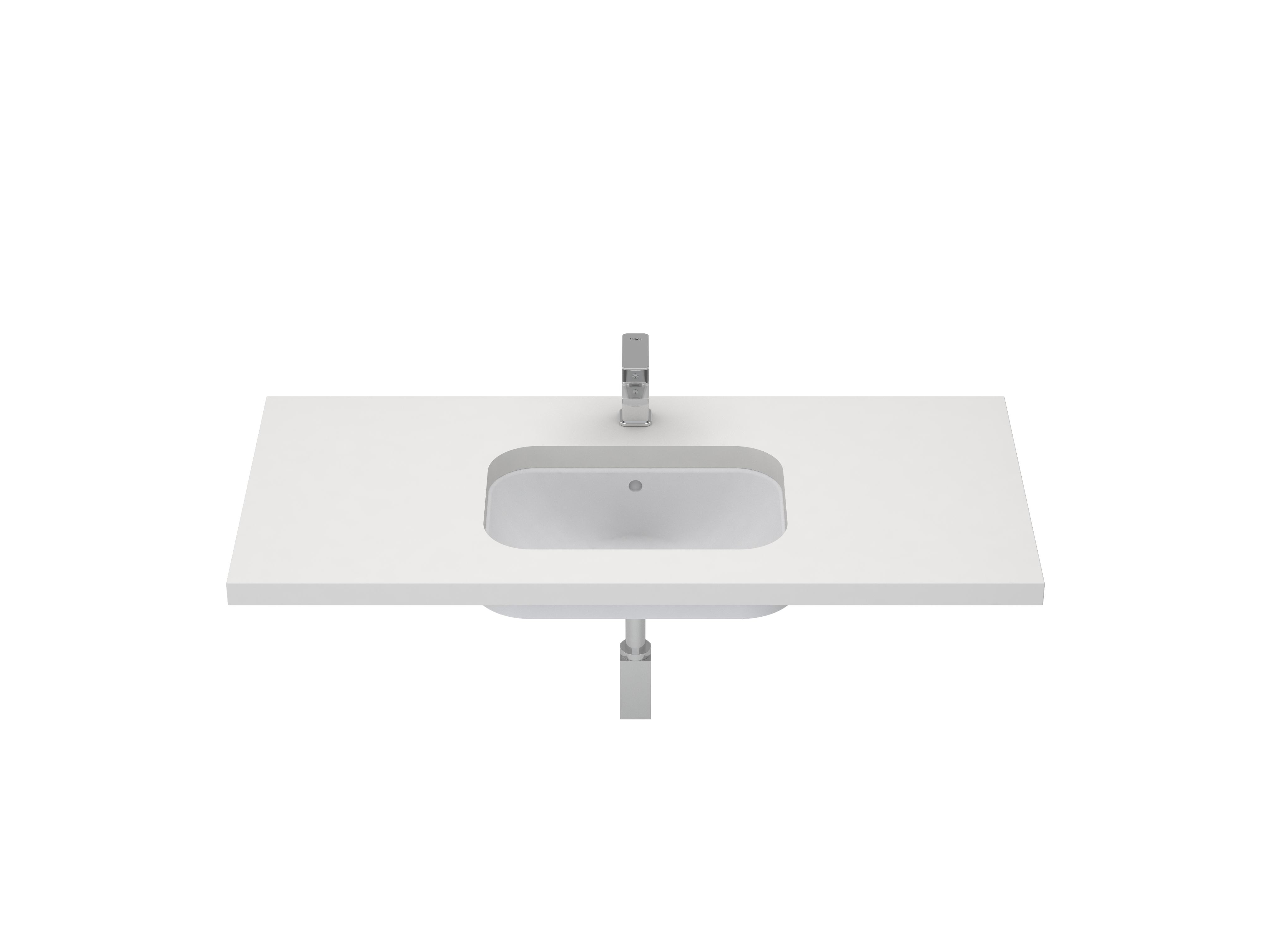 Lavatórios de encastrar por baixo Branco NEXO S10074730500000 Sanitana