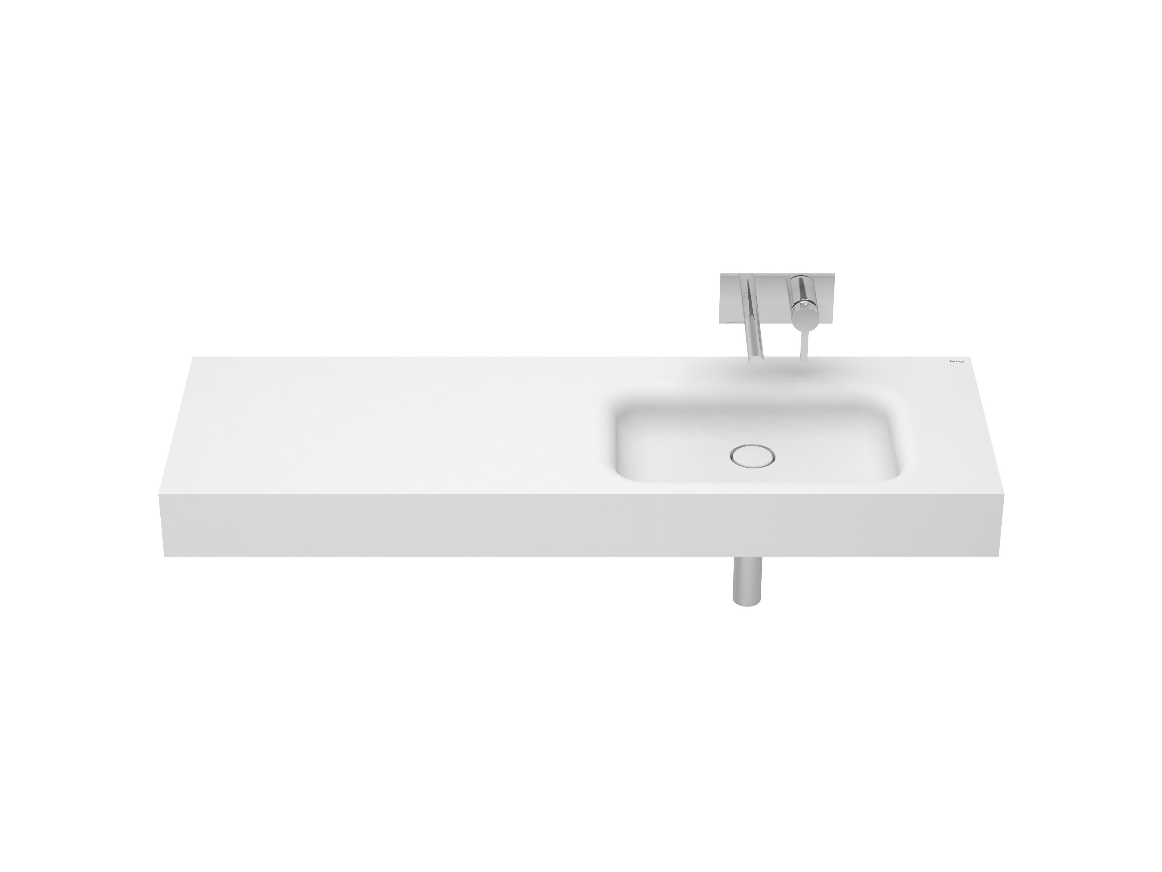 Lavatórios murais Branco VELVET S20204100000000 Sanitana