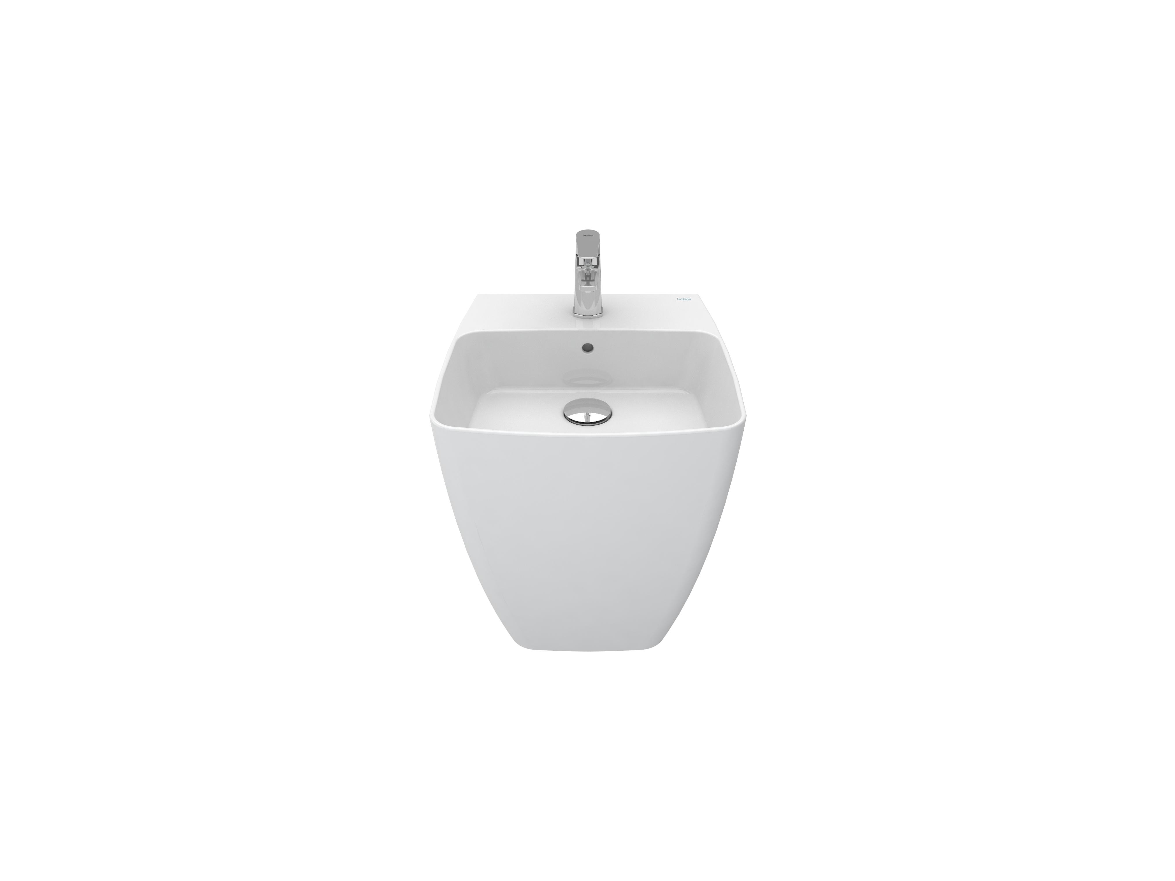 Lavatórios de coluna Branco SHAPE S10015117200000 Sanitana
