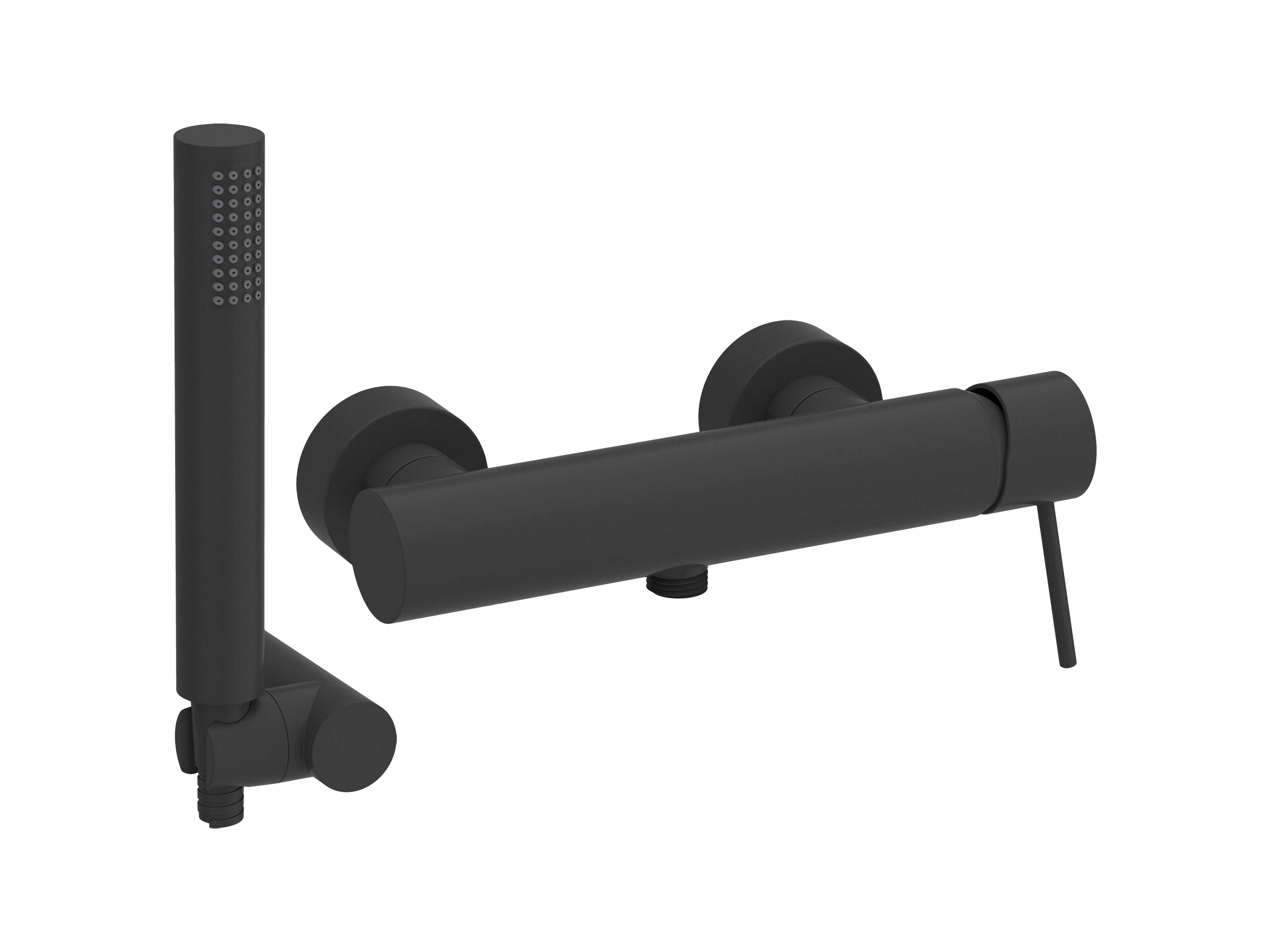 Torneiras de duche e banheira Preto mate UNIC S50005913871602 Sanitana