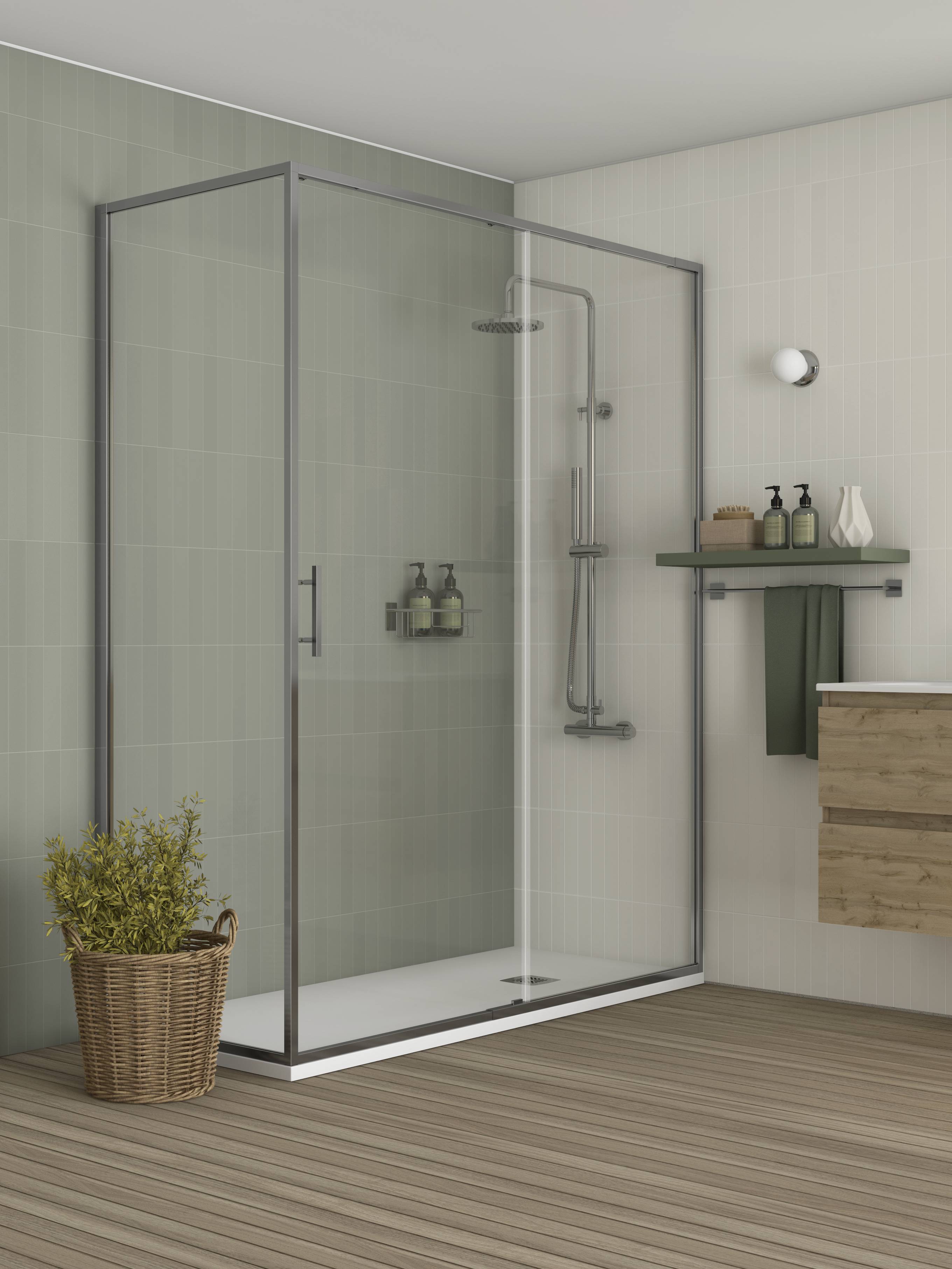 Divisórias para duche FLOW S602366000...00 Sanitana