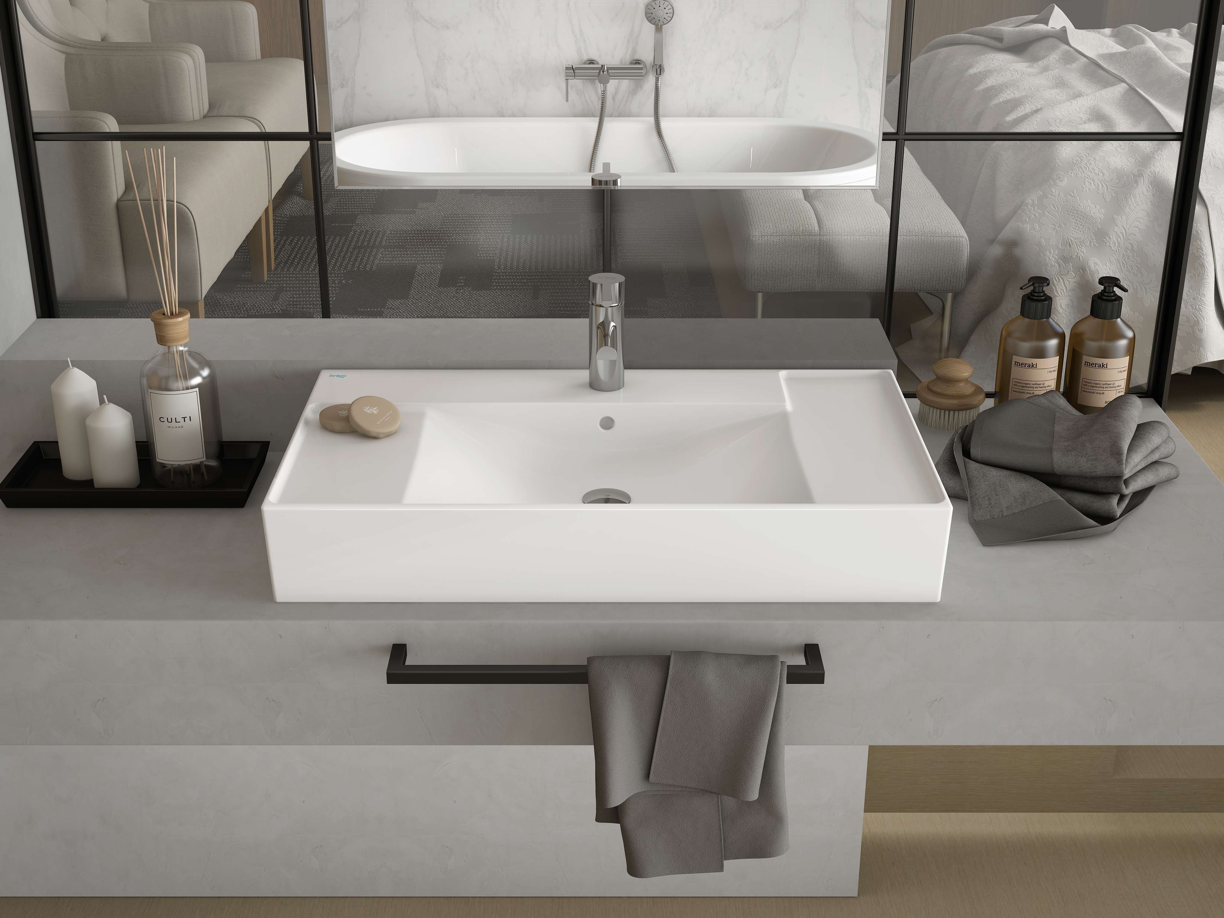 Lavatórios de bancada ALBUS S102002164...00 Sanitana