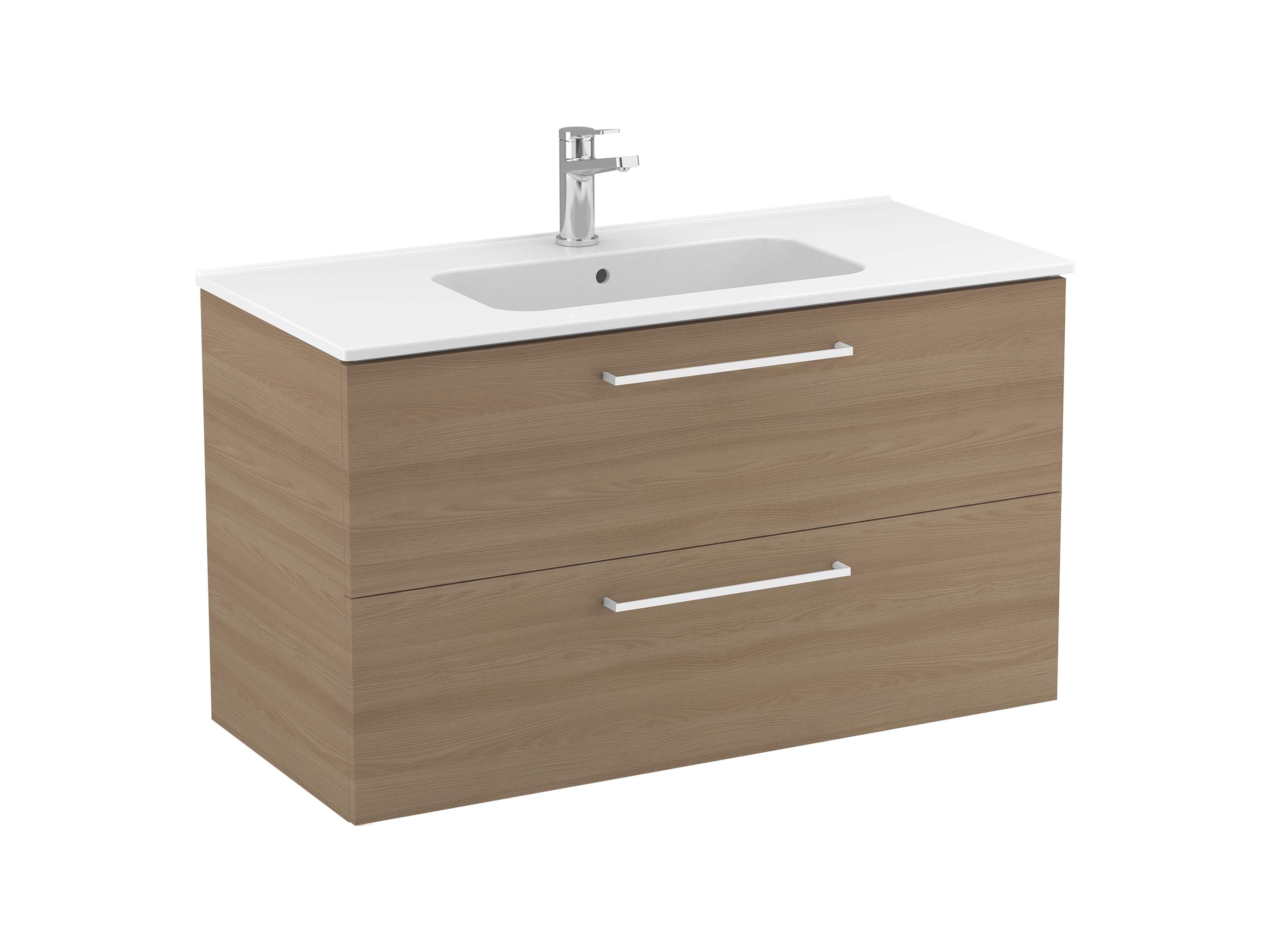 Móveis com lavatório Nogueira texturado FICUS S70205503103501 Sanitana