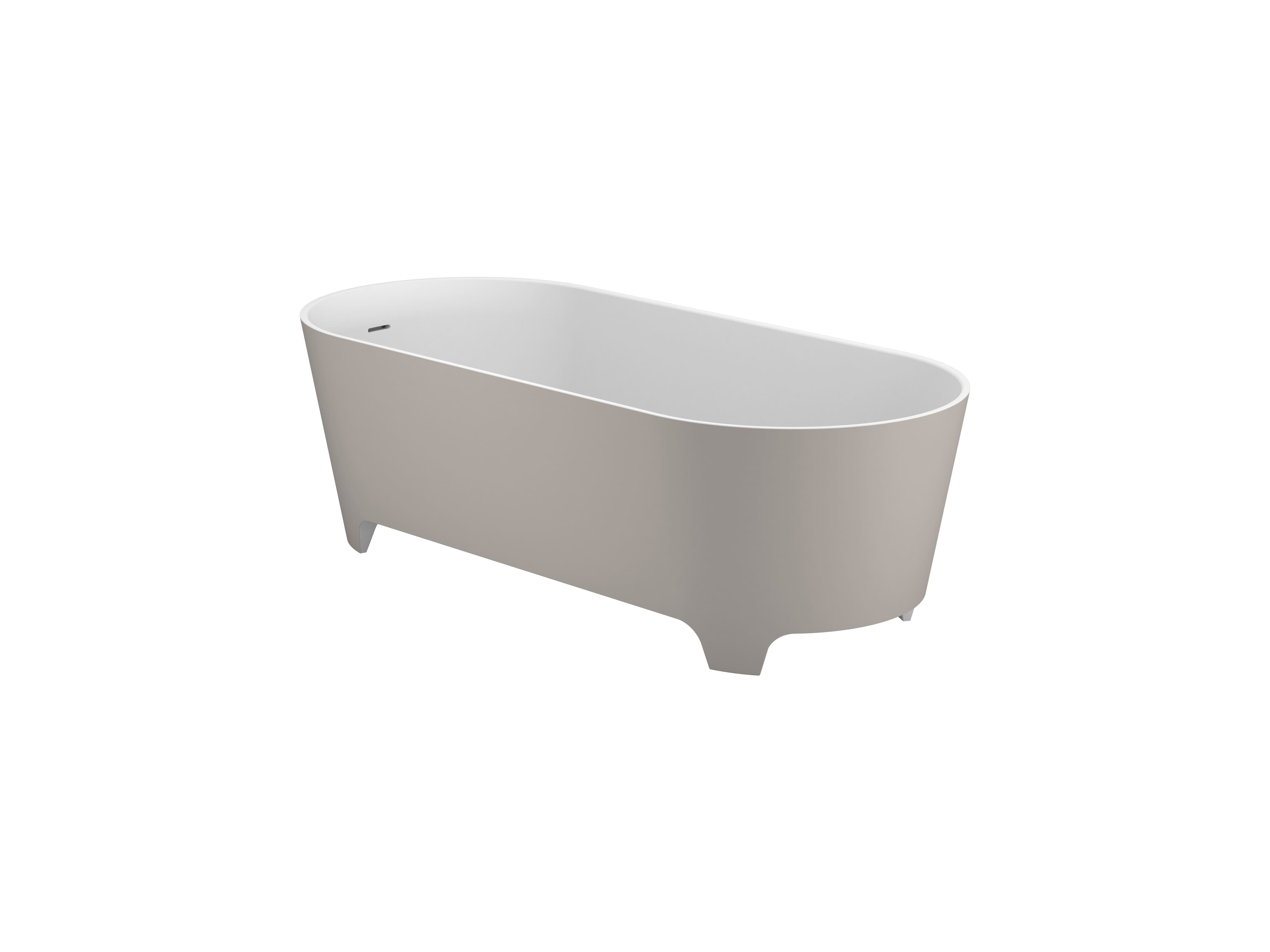Banheiras sem hidromassagem Cinzento escuro AMAN S20201700091000 Sanitana