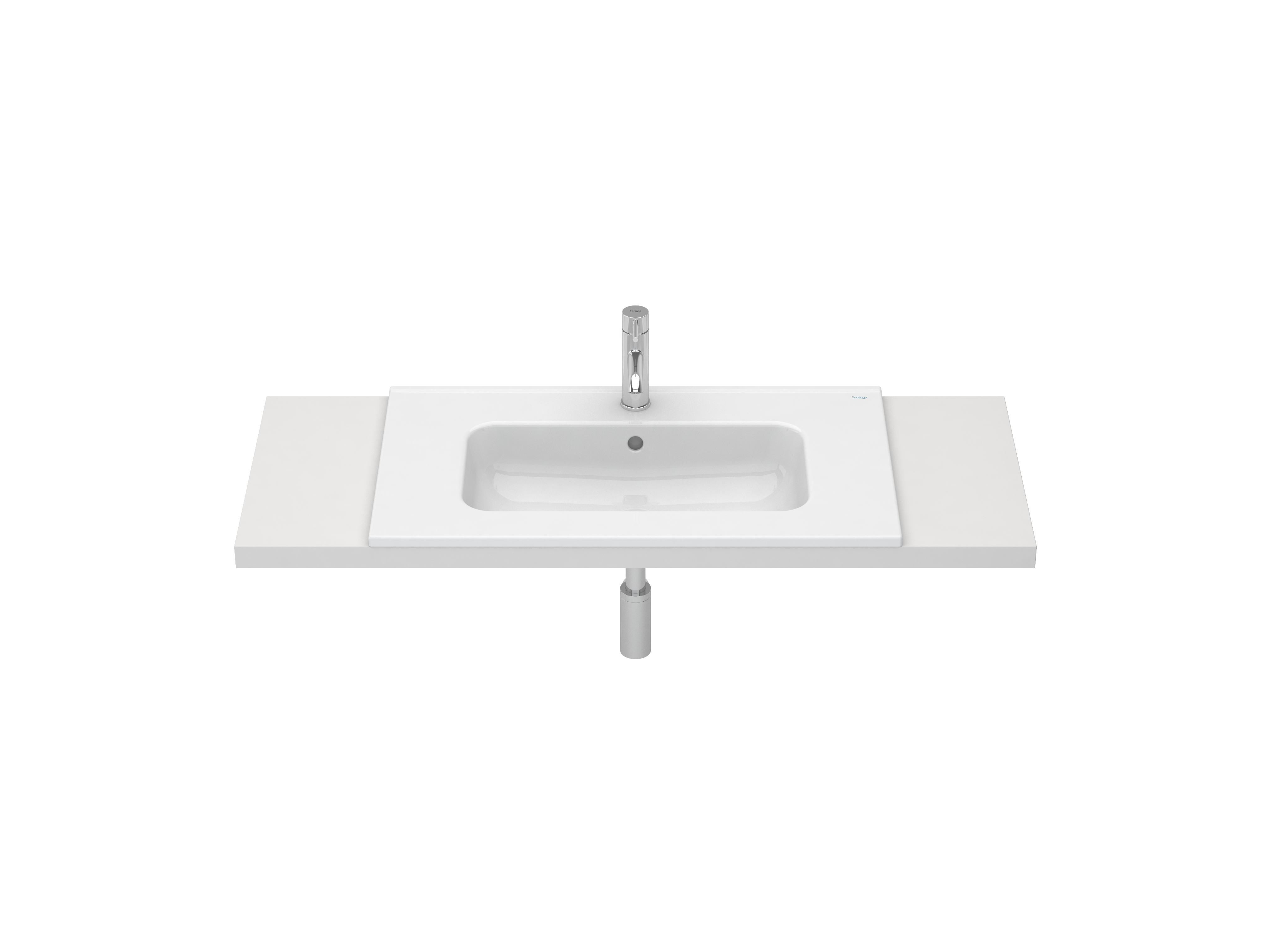 Lavatórios de encastrar Branco ALUR S10208300000002 Sanitana