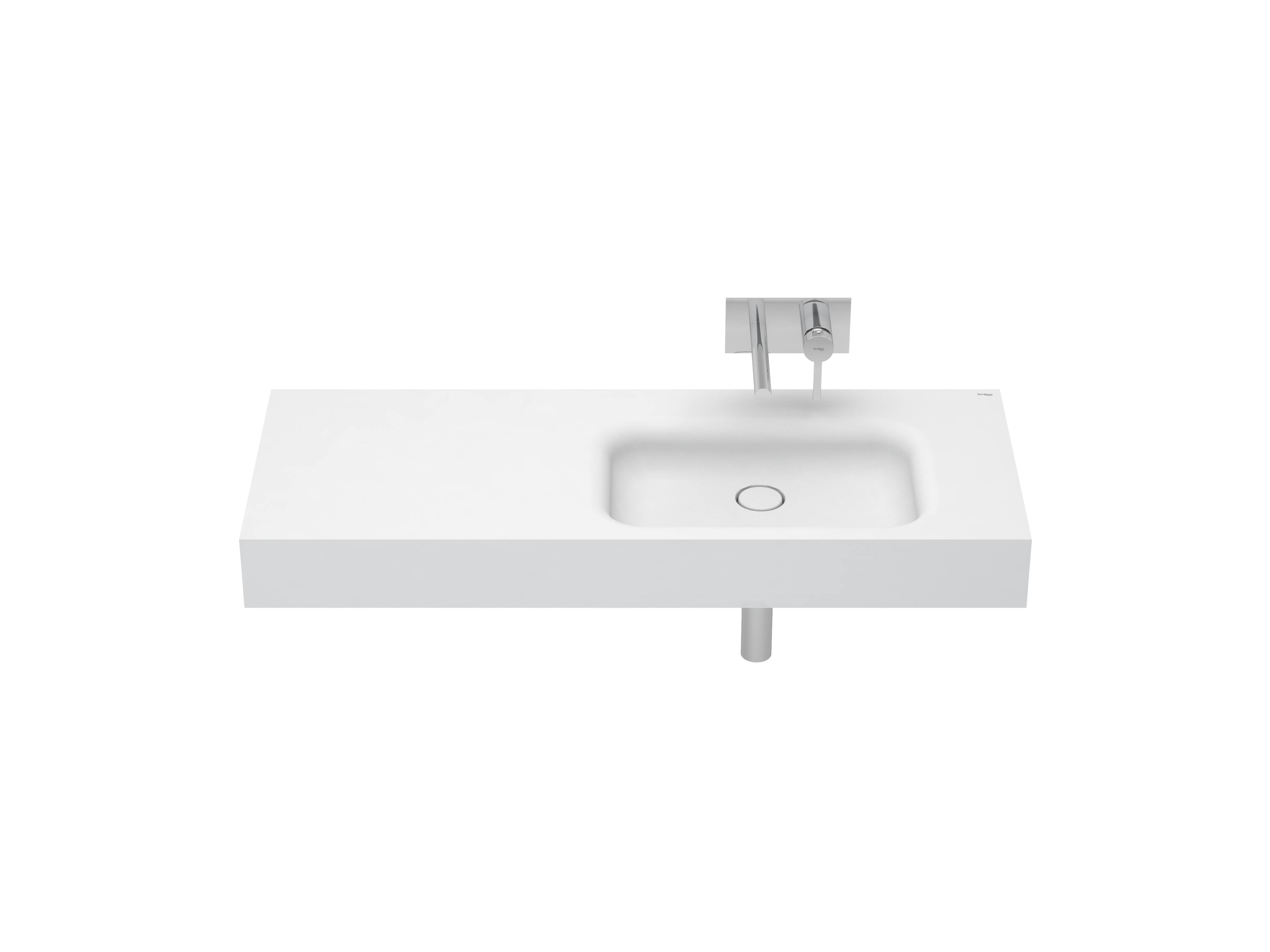 Lavatórios murais Branco VELVET S20204400000000 Sanitana
