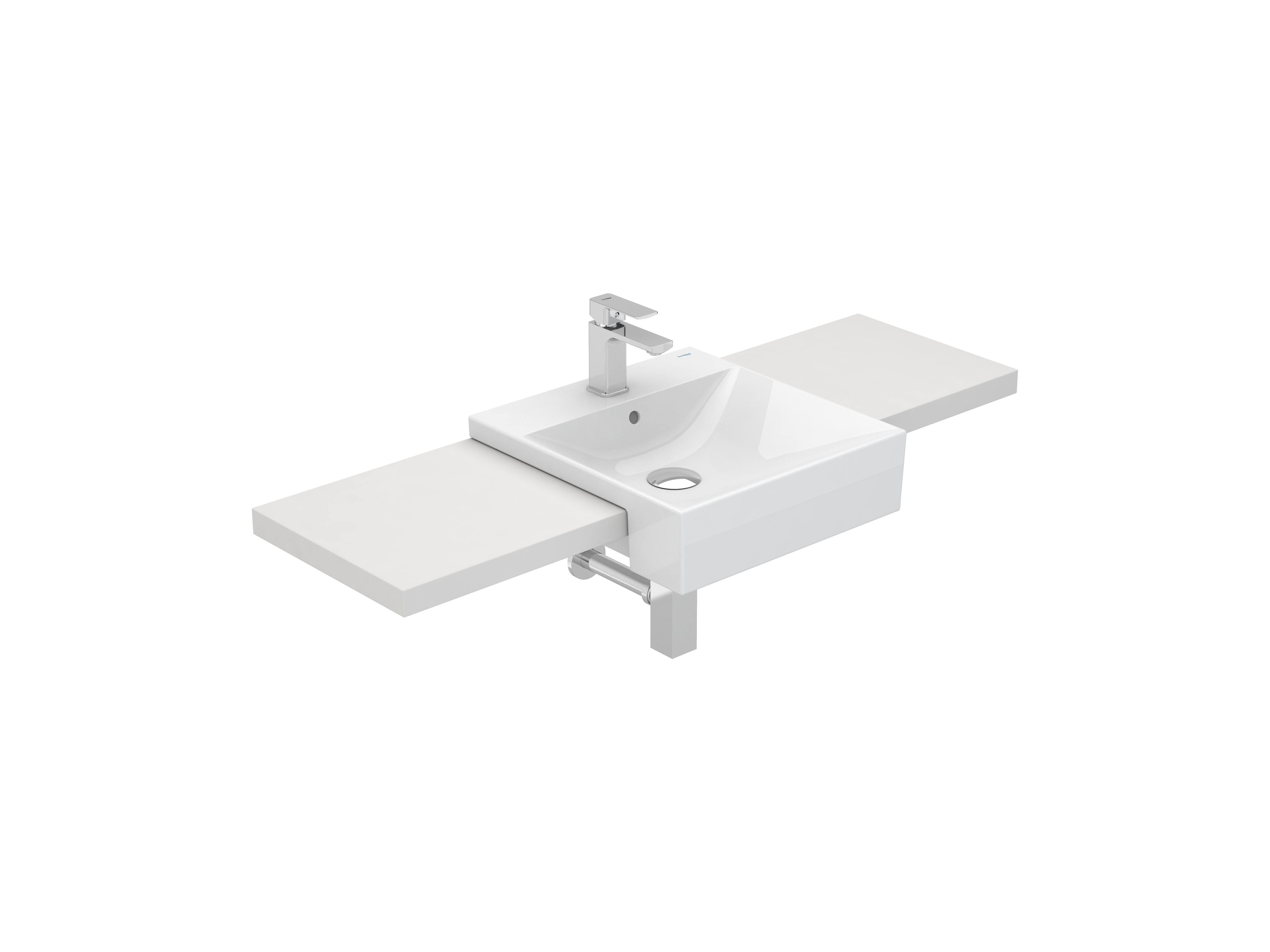 Lavatórios semi-encastrados Branco ALBUS S10201017600000 Sanitana