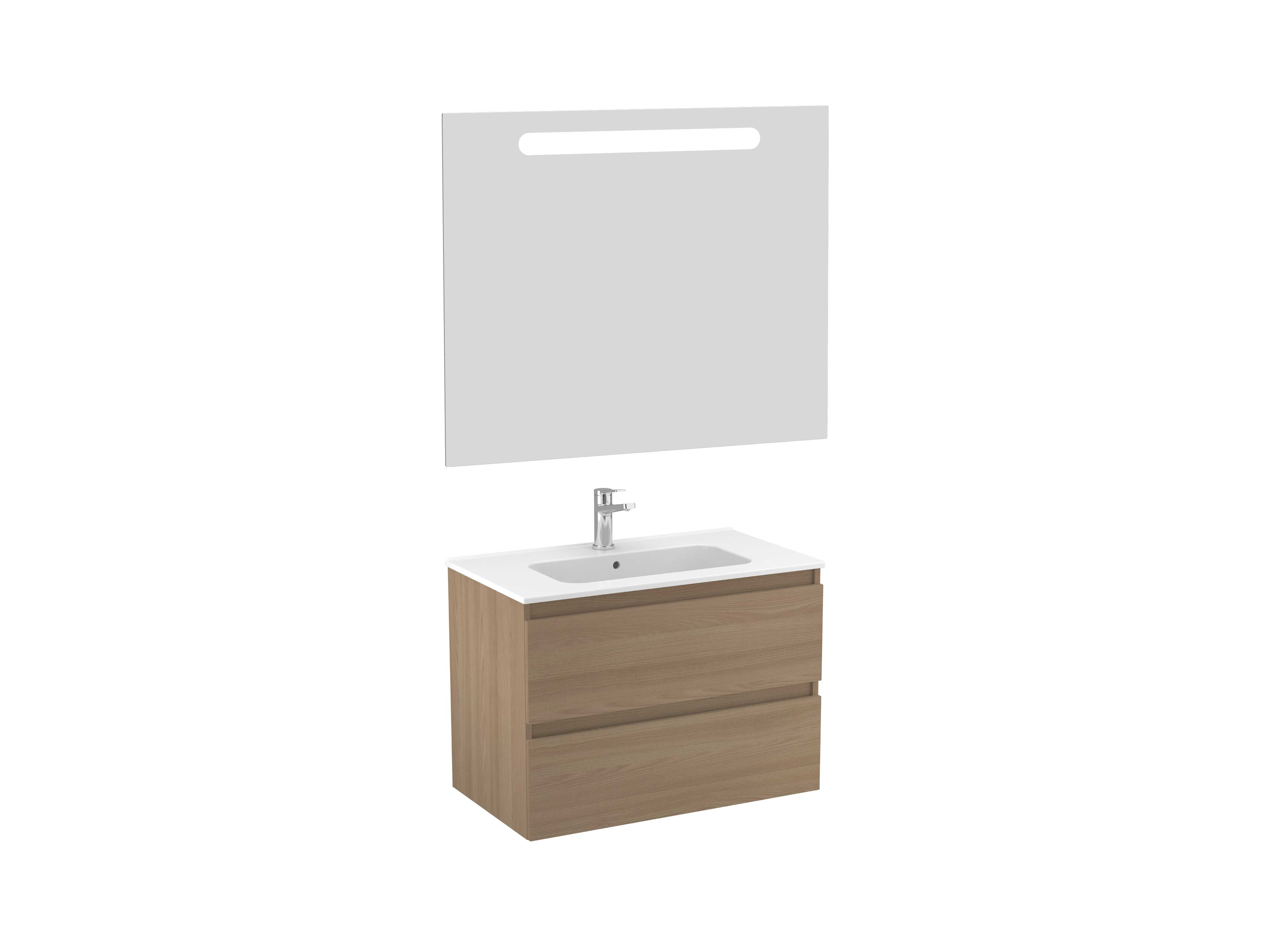 Móveis com lavatório Nogueira texturado MAPLE S70218503103500 Sanitana