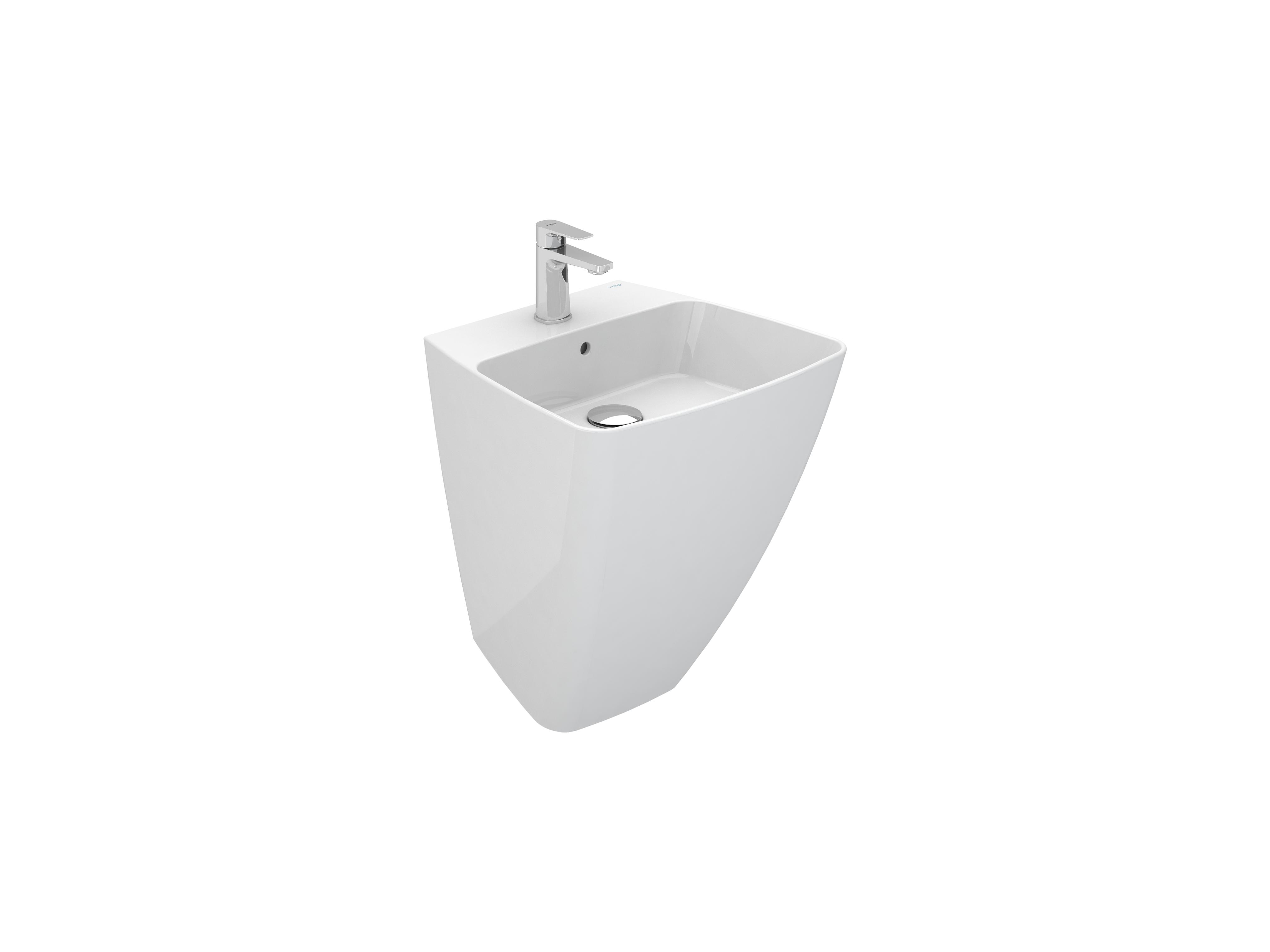 Lavatórios de coluna Branco SHAPE S10015117200000 Sanitana