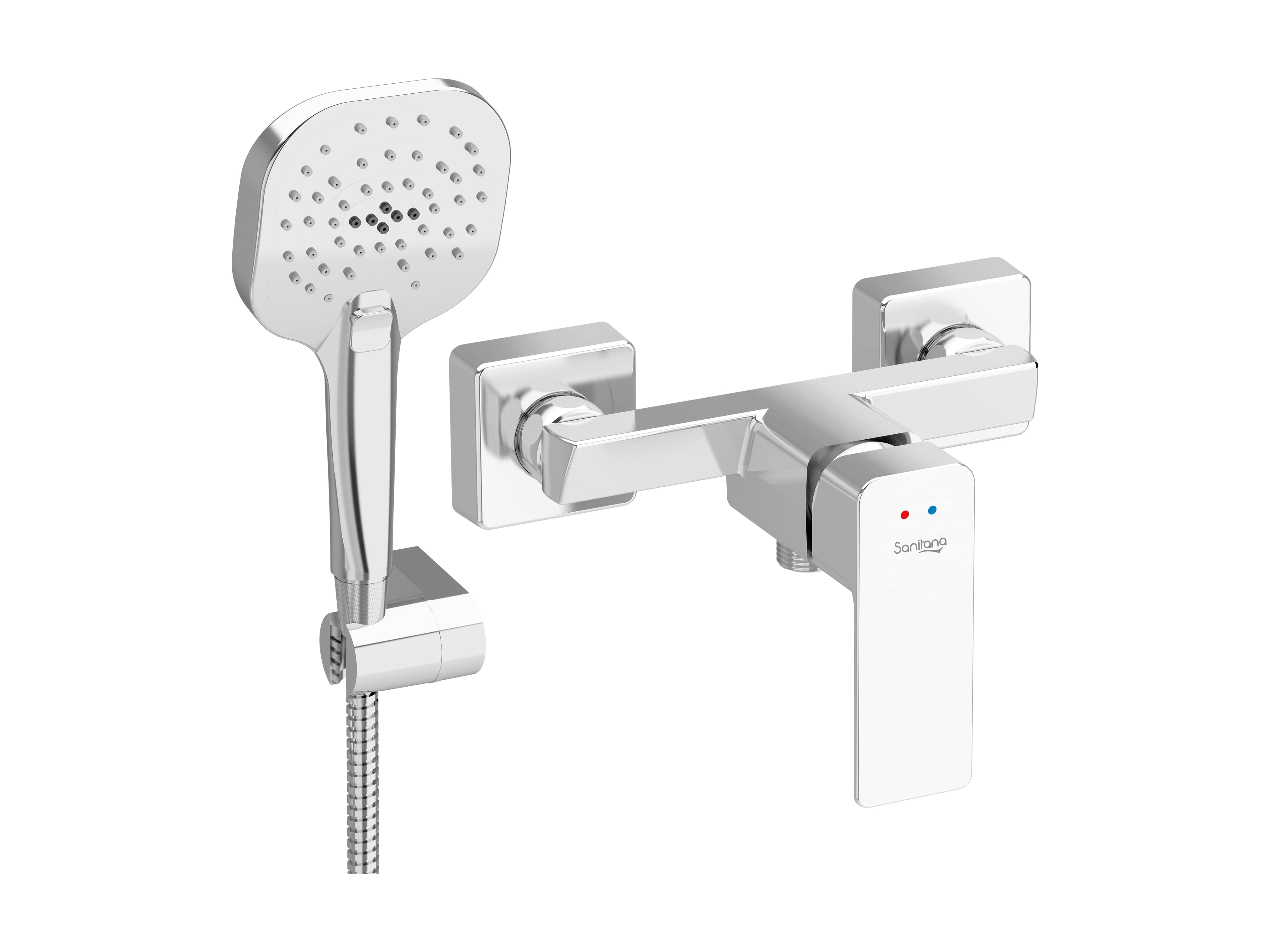 Torneiras de duche e banheira Cromado NORM S50209500012600 Sanitana