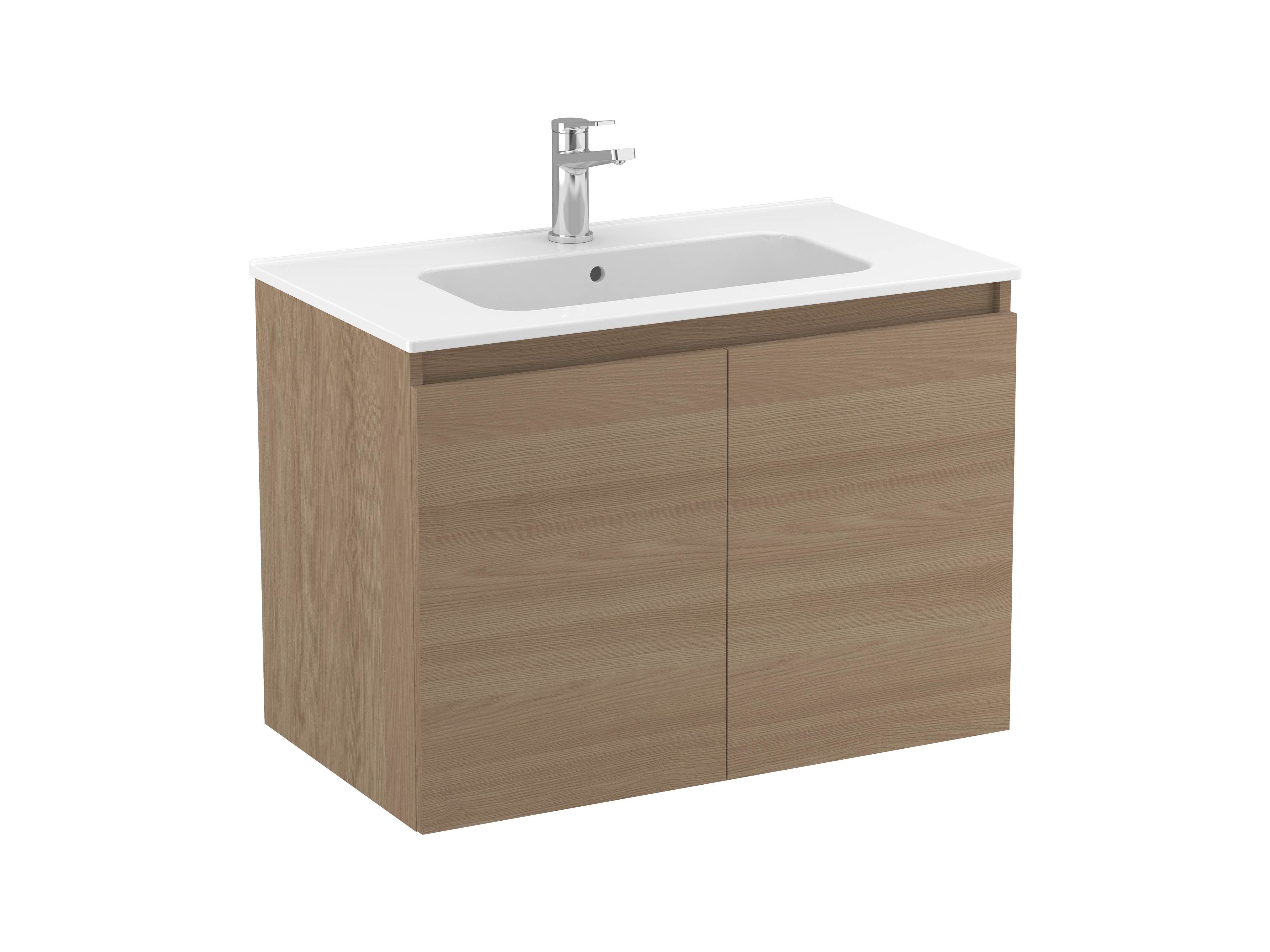 Móveis com lavatório Nogueira texturado MAPLE S70203703403501 Sanitana