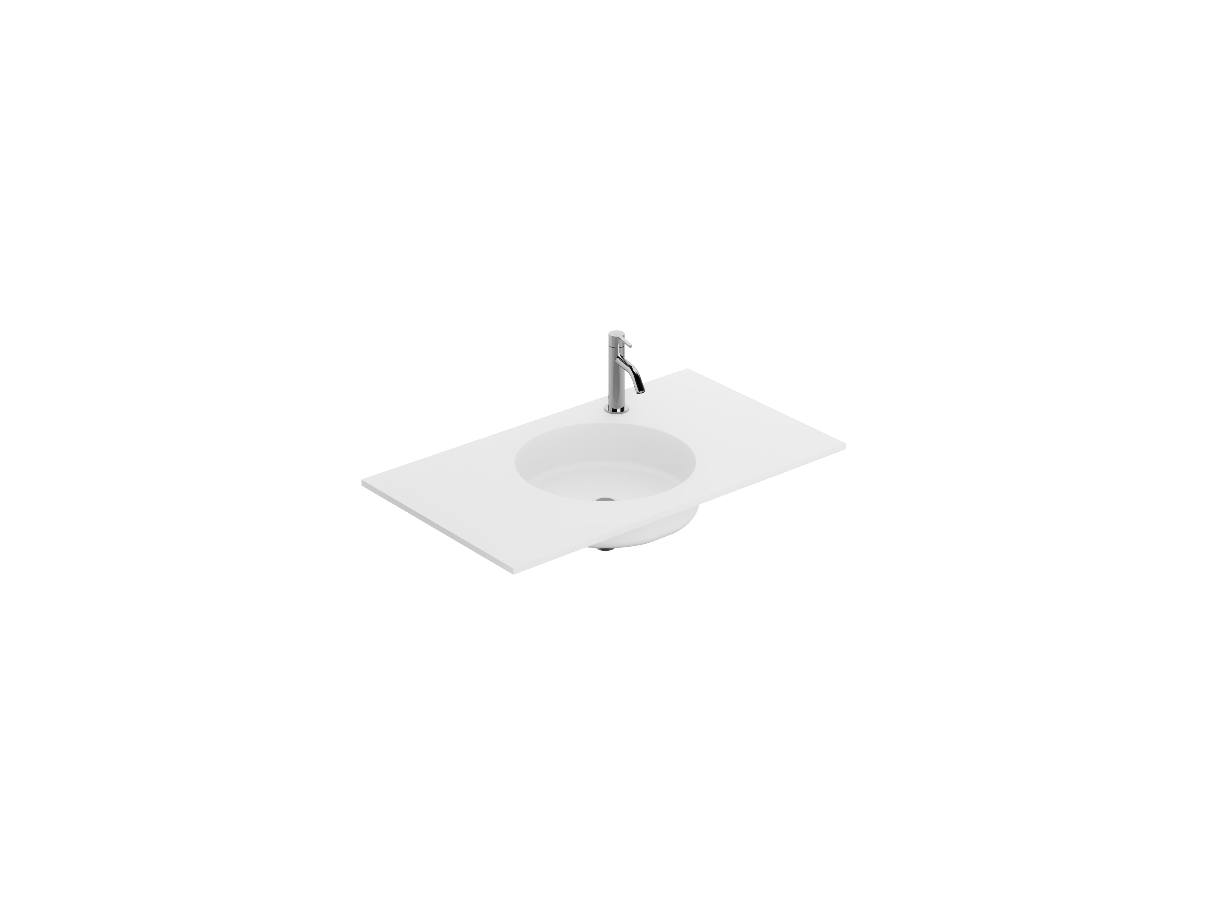Lavatórios de encastrar Branco EVEN S20219300000000 Sanitana