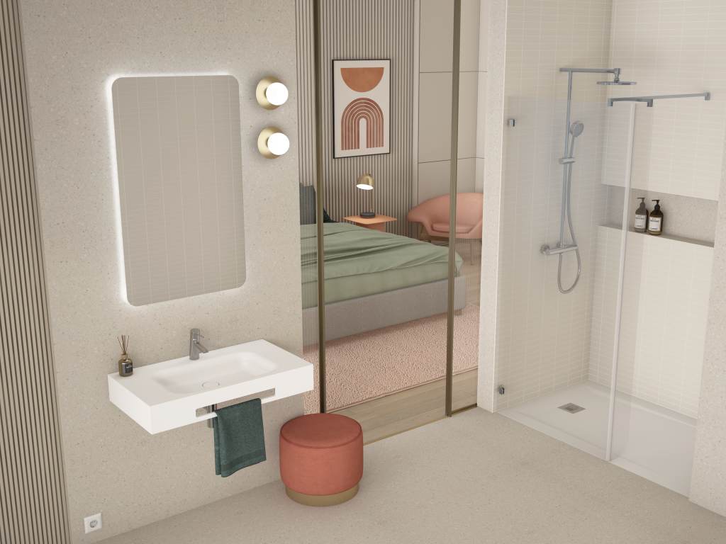 Lavatórios murais VELVET S202045119...00 Sanitana