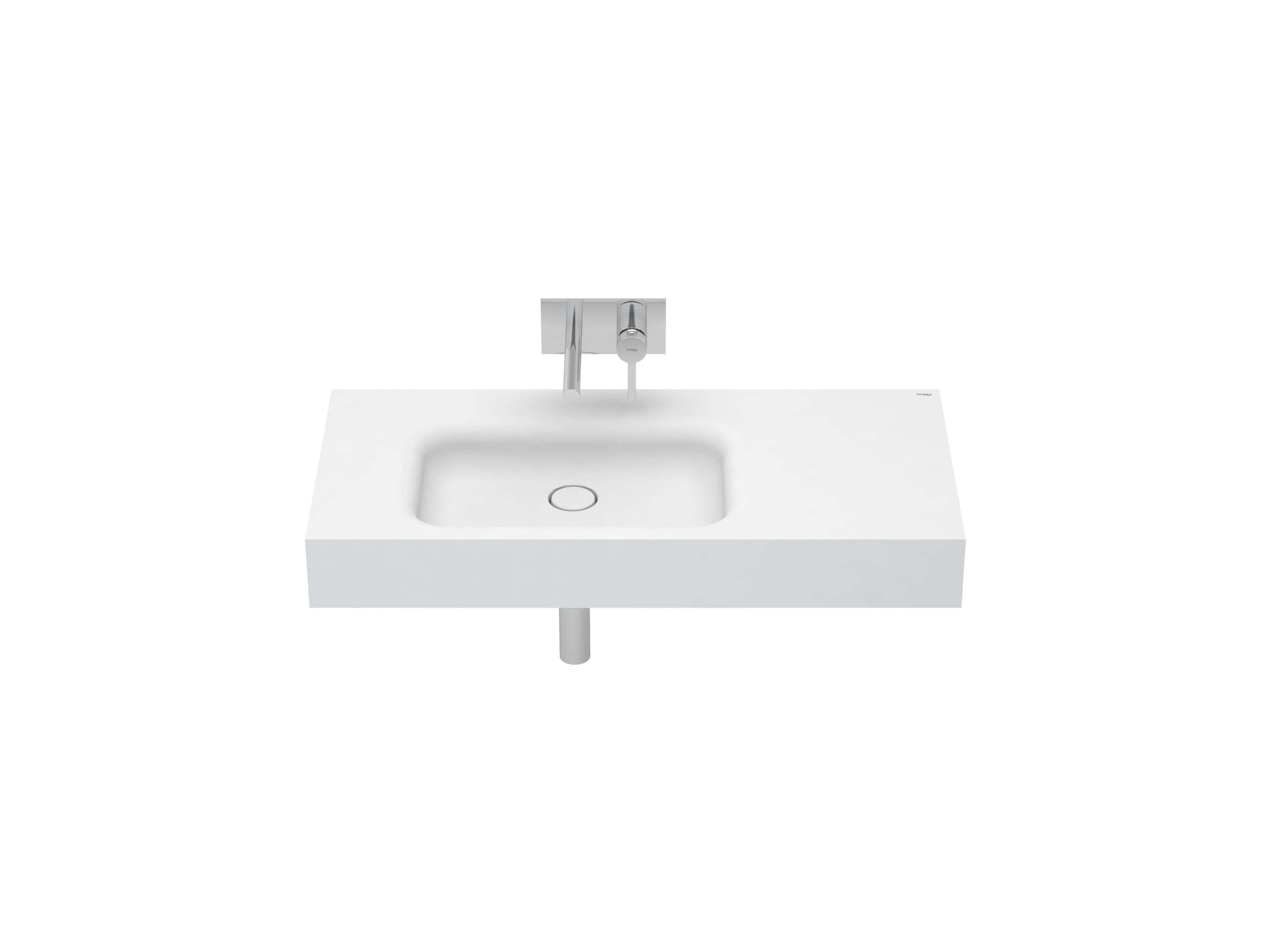 Lavatórios murais Branco VELVET S20204600000000 Sanitana